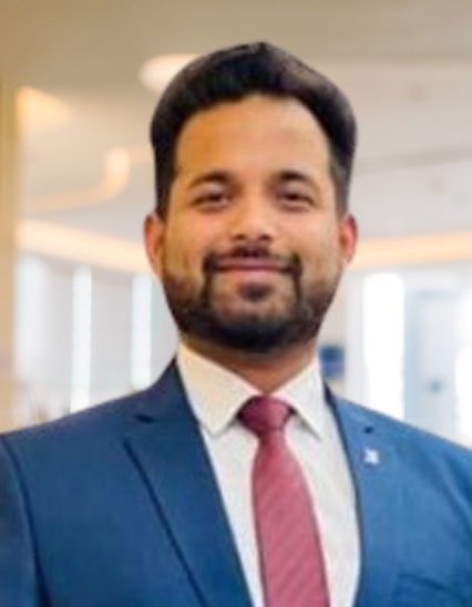 Abstract blur hotel interior